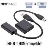 GRWIBEOU-Adaptador USB 2,0 A HDMI,เข้ากันได้กับ Multi Monitor 1080P,เข้ากันได้กับ Windows Xp 7810