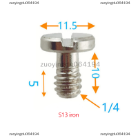 zuoyingdu064194 QUICK RELEASE PLATE ADAPTER สกรู1/4นิ้ว D-ring ขาตั้งกล้องสกรูยึดสกรูอะแดปเตอร์สำหรับกล้องกล้องวิดีโอ monopod QR QUICK RELEASE PLATE