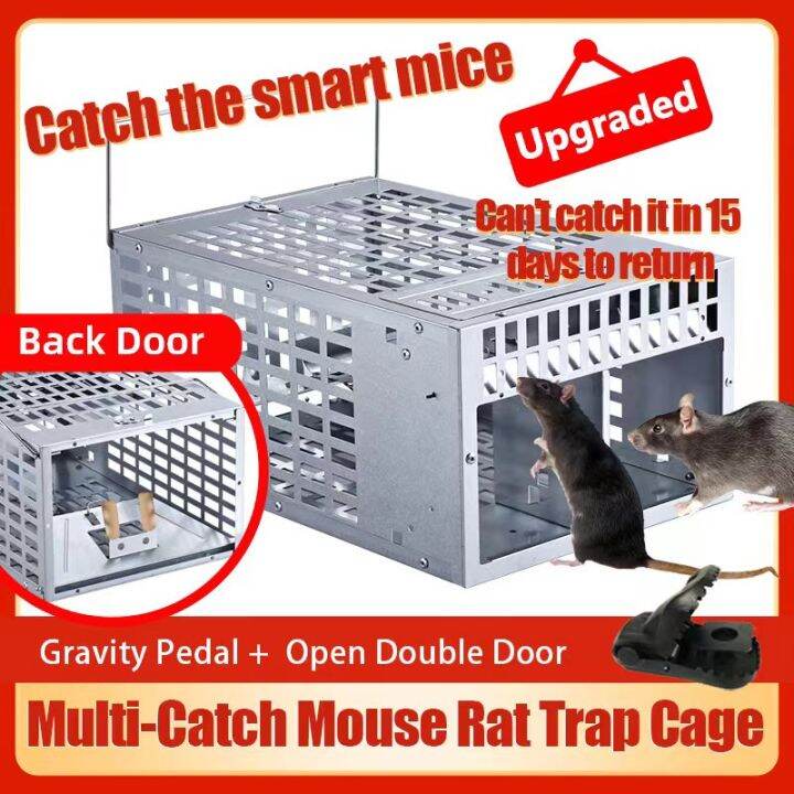 【COD】KUAIBU Wholesales Double- door Continuous Catch Mice Mouse trap ...