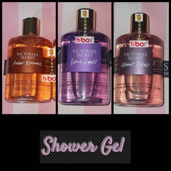 【Ready Stock】Victoria's secret shower gel Amber romance Love spell
