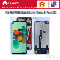 จอ LCD แบบดั้งเดิมสำหรับ Huawei Nova 5i Pro ชิ้นส่วนจอสัมผัสแอลซีดีของเครื่องแปลงดิจิทัล6.26นิ้วสำหรับ SPN-AL00 Lcd Huawei Mate 30 Lite