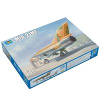 ทรัมเป็ตเตอร์02863 Mig21 Mig-21MF 1/48ชุดสร้างของเล่นพลาสติกเครื่องบินรบทหารอากาศยานเครื่องบินหุ่นประกอบ