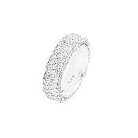 2023 Timeless Pave Triple-Row Ring Summer Sea จัดส่งฟรีแหวนเงิน925เครื่องประดับสำหรับผู้หญิง New In Make Up Wholesale