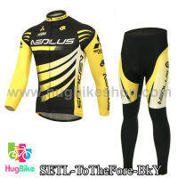 ชุดจักรยานแขนยาว ประกอบภาพยนต์ To The Fore สีเหลืองดำ