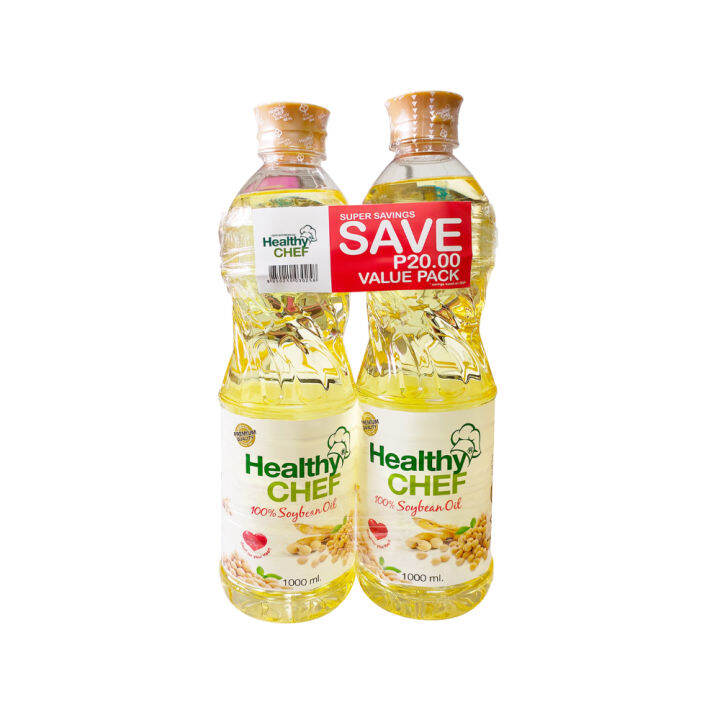 Healthy Chef Soybean Oil 1L x 2 Lazada PH
