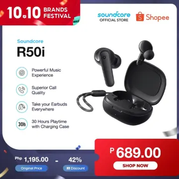 Soundcore by Anker R50i, Bluetooth 5.3 Earphones, IPX5, BassUp EQ