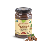 ริโกนิ ดิ เอซิอาโก เฮเซลนัทช็อคโกแลตทาขนมปัง-Rigoni di Asiago from Italy Chocolate Hazelnut Spread Organic Non Dairy270g