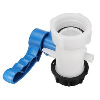 62/75mm Plastic IBC Tote Tank Butterfly Connection Valve Tap Water Drain Adapter