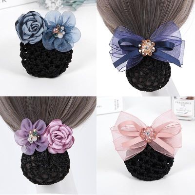 New Korean version of tulle flower hair accessories nurse professional head flower plate hair set exquisite headwear