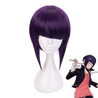 Pelucas Cortas De Anime Para Fiesta De Halloween, Boku No Hero Academia Kyoka Jirou Kyouka, Peluca De Cosplay De Hero Academia, Color Morado Oscuro