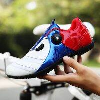 【Ready stock】Cycling shoes Mens and Womens Breathable Flying bicycle shoes Rubber soled Non-locking Road and Mountain bike shoes mtb