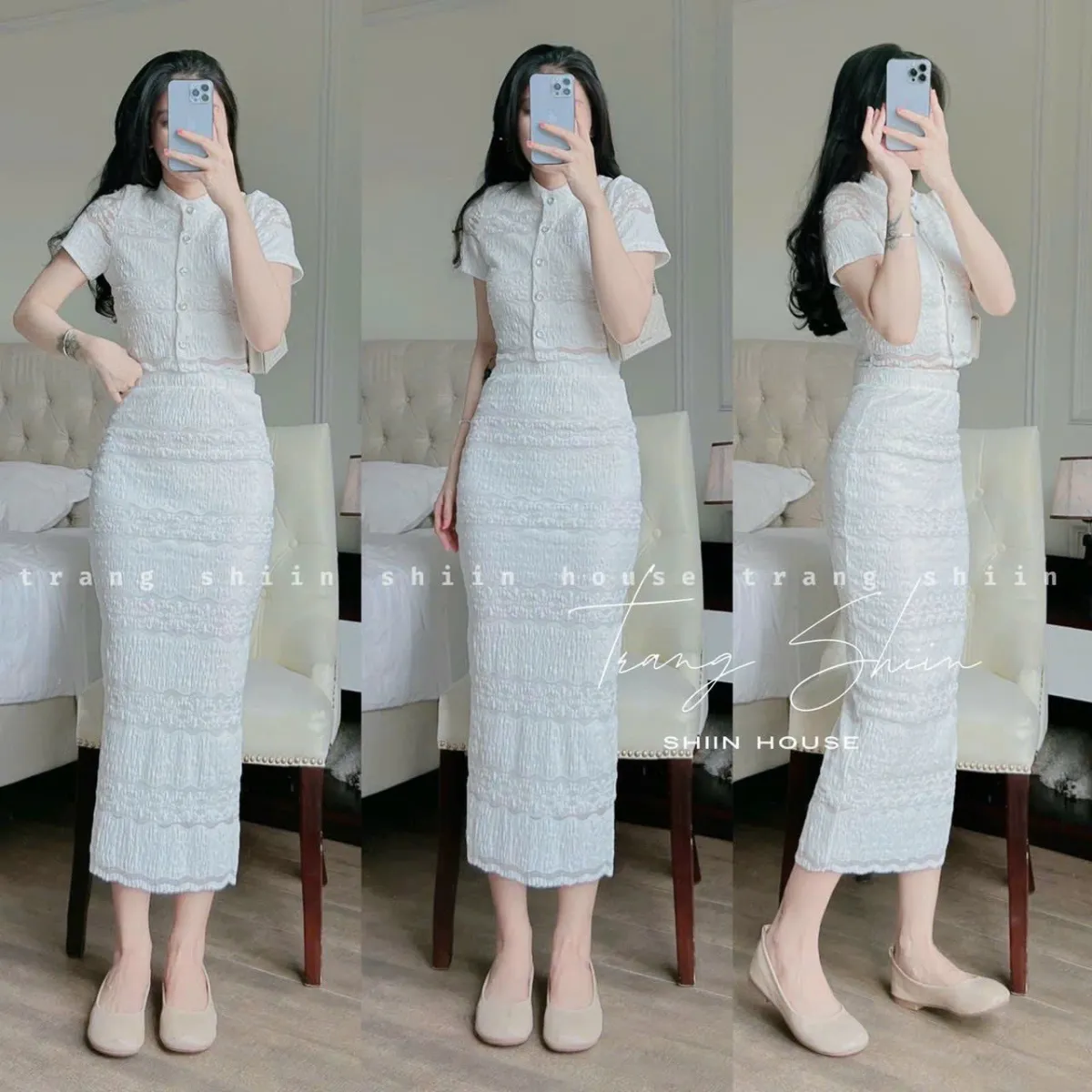 Set Áo Sơ Mi Và Chân Váy Thiết Kế Không Đồng Đều Phong Cách Preppy Thời  Trang Mới 2023 Cho Nữ  Shopee Việt Nam