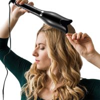 (Stream woman) Multi-Automatic Hair Curler Hair Curling Iron LCD เซรามิคหมุนผม Waver Magic Curling Wand Irons เครื่องมือจัดแต่งทรงผม