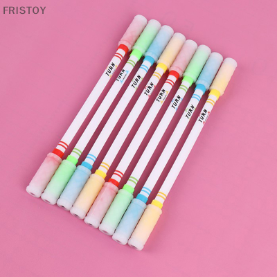 FRISTOY 20ซม.ไม่ลื่นเคลือบมืออาชีพปั่นสดสีขาวการแข่งขันปากกา