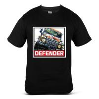 เสื้อยืดแขนสั้น Land Rover Defender SUV Off Road 4X4 110 90 Turbo Diesel Performance พิมพ์ผ้าฝ้าย Tee