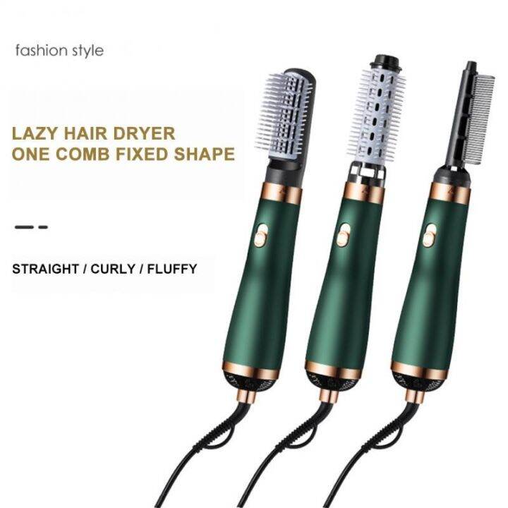 【CW】 3 In 1 Hair Dryer Brush Multi function Curler Straight Comb ...