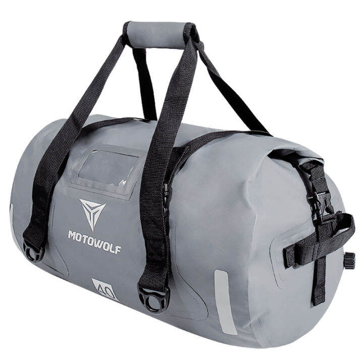 Motowolf Waterproof Travel Sport Gym Duffel Bag For Motorcycle 40l And 