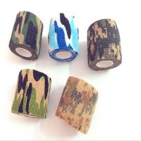 5cm * 4.5m non woven fabric camouflage self adhesive bandage self adhesive elastic bandage elastic bandage