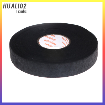 19mmx HUALI02 25เมตรเทปกาวผ้าเทปผ้าสายเคเบิลบังเหียนมีสายทอ