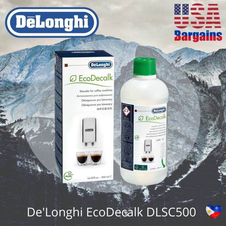 DeLonghi Descaler EcoDecalk DLSC500 500ml Universal Descaling Solution ...