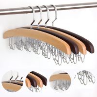 Wood Belt Scarf Neckties Hanger Scarves Holder Metal Clothes Storage Hanger Rack Towel Shelf Closet Storage Organizer Supplies Clothes Hangers Pegs