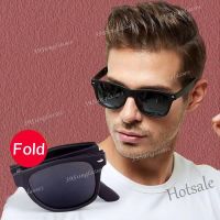 【hot sale】☑✶ D03 Fashion classic Unisex square Fold Driving Frame Sunglasses Women outdoor UV protective Shades Eyewear Men Eyeglass Portable folding sun glasses