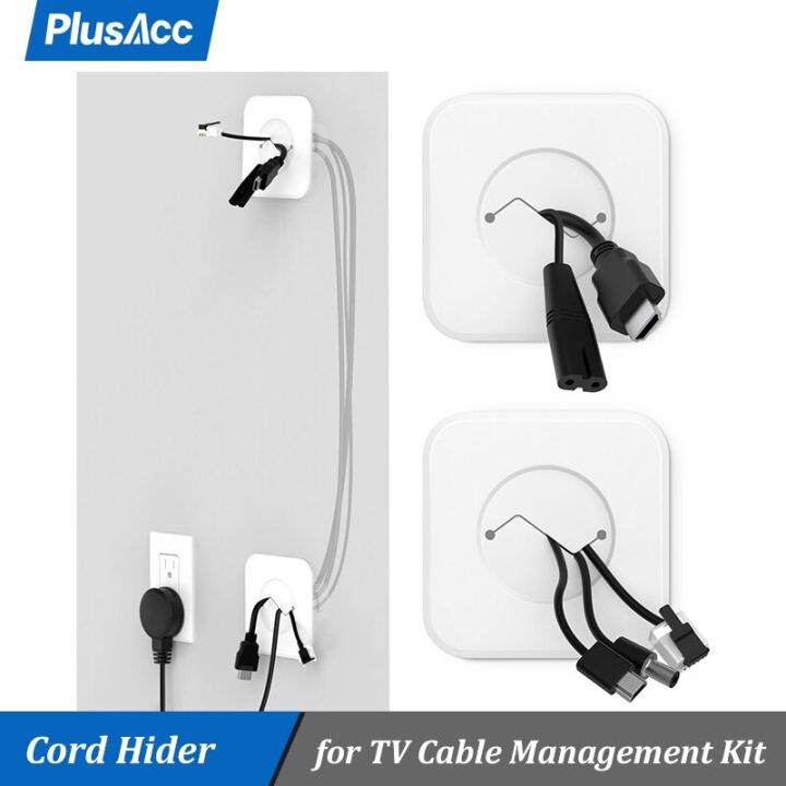 Plusacc In Wall Cable Management Kit For Living Room/Hotel Wall Mounted
