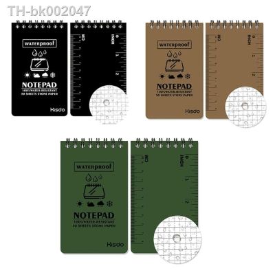 ▼♦ↂ Stone Paper Waterproof Spiral Notebooks Notepad Pocket Notebook All-Weather Memos Blank Paper Notepad Spiral Notebooks