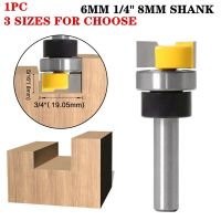 1pc 8mm 6mm 1/4－Shank Hinge Mortise / Template Router Bit－3/4－W X 5/16－H－เครื่องตัด Tenon สําหรับเครื่องมืองานไม้ขายส่ง