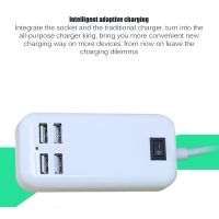 4/6 Port USB Charger Mini Smart Charging Dock Station For Desktop Charger For Smart Phone Pad Charging Lightweight