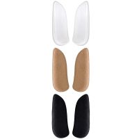 Medial &amp; Lateral Heel Wedge Silicone Insoles for Supination and Pronation  Corrective Adhesive Gel Shoe Inserts for Bow Legs  Fo Shoes Accessories