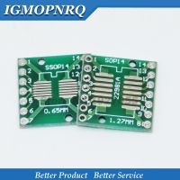 【SALE】 climsoftberre1981 50ชิ้น TSSOP14 SSOP14 SOP14ถึง DIP14 ICTransfer Board DIP Pin Board อะแดปเตอร์0.65มม. 1.27มม. ใหม่