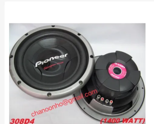 Pioneer TS-W257D4 1000W Dual Voice Coil (4 Ohms) Subwoofer | lupon.gov.ph