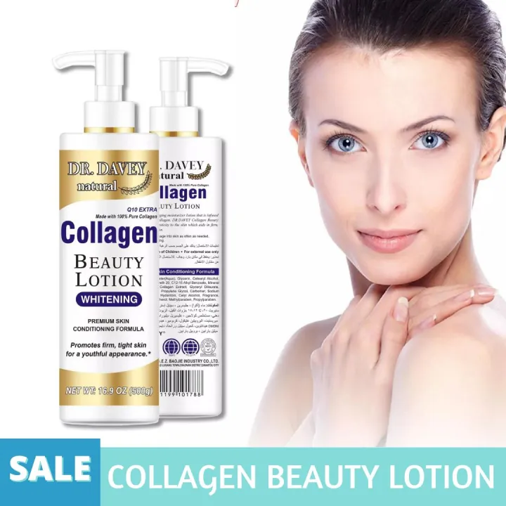 SUPER SALE!! 100 Collagen Whitening Lotion 500g Toning Body