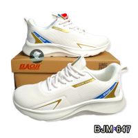 BAOJI BJM 647 รองเท้าผ้าใบเบาจิ เบาจิ รองเท้าวิ่ง รองเท้ากีฬา รองเท้าผ้าใบ