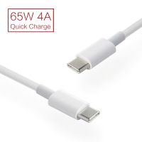 USB ชนิด C ถึง USB C 65W PD สายชาร์จเร็ว QC4.0ชนิด C ที่ชาร์จเร็วสำหรับ Huawei P40 S10 Samsung S20 Macbook Pro