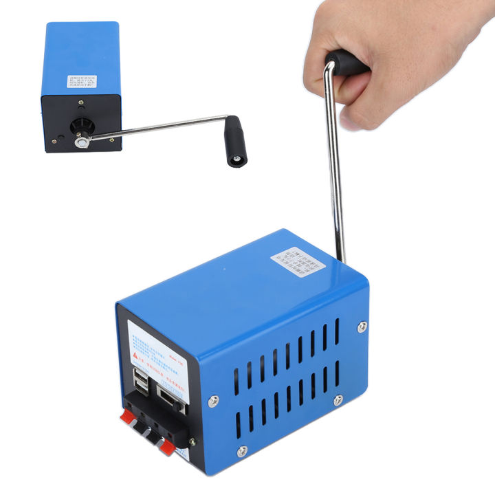 large-power-hand-crank-generator-emergency-outdoor-portable-usb-phone-computer-charging