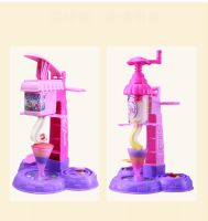 Hot Selling Childrens Color Clay Machine Set DIY Ice Cream Making Toy 3D Color Clay Crystal Mud Play House Toy Set