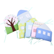 Baby Bed Bumper Pad 5pcs Cot Protector For Crib Kids Bed Cot Cushion