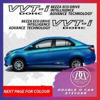 สติกเกอร์ติดรถยนต์ BEZZA SIDE SKIRT VVTI KI00035