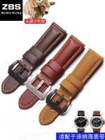 ▶★◀ Suitable for mens genuine leather watch strap Suitable for Panerai PAM111 441 retro crazy horse leather strap 22/24/26mm