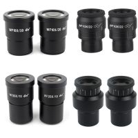 2PCS WF10X WF15X WF20X WF25X WF30X Wide Field Eyepiece For Binocular Trinocular Stereo Microscope 30MM Installation Interface