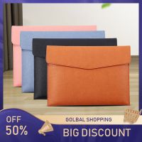 Waterproof Leather A4 Business Briefcase File Folder Document Paper Organizer Storage Bag School Office Stationery