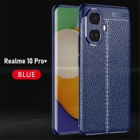 เคสกันกระแทก Realme 10pro แฟชั่นสำหรับสีทึบ10 Pro Plus ฝาหลังหนัง + 10T GT Neo2 Neo3T Neo5 Realme10 Pro Realme10pro Realme10T 4G 5G เคสโทรศัพท์หนังสุดหรูนิ่มกันกระแทก