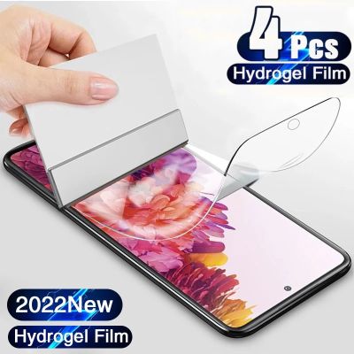 4PCS Hydrogel Film Full Cover For Samsung Galaxy A50 A51 A52 A70 A71 A72 For Samsung A12 A21S A52S A10 A30 A40 Screen Protector