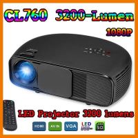 ?ลดราคา? LED Projector CL760 HD 1080P 3200 Lumens ## ชิ้นส่วนคอมพิวเตอร์ จอมอนิเตอร์ เมนบอร์ด CPU Computer Cases Hub Switch กราฟฟิคการ์ด Gaming