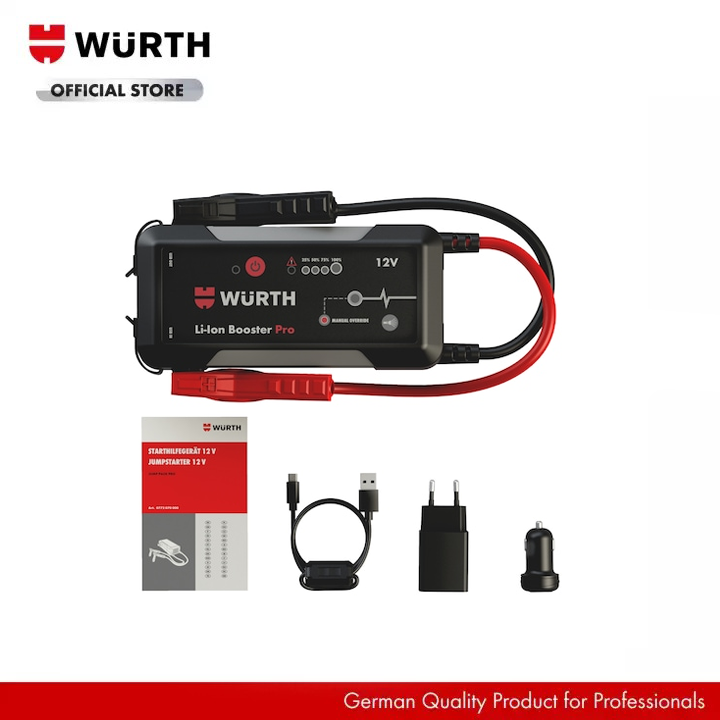 Wurth Jump Starter, 12V LIION, Booster Pro Lazada