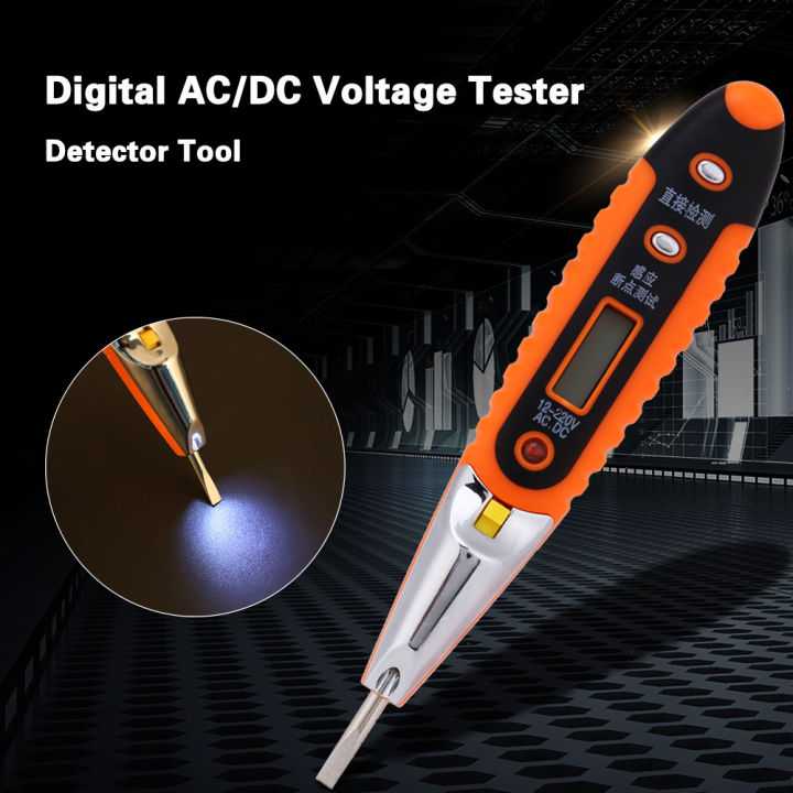 Voltage Tester Digital Voltage Tester LED Display High Voltage Test for Wire Circuit Test