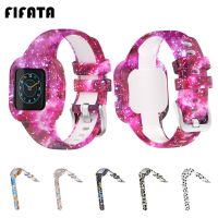 [Hot K] FIFATA JR] สายสมาร์ทวอท์ชสำหรับ Garmin Fit กำไลข้อมือ JR3สายสำหรับการ์มิน Vivofit JR 3เด็กซิลิโคนนิ่มสายรัดข้อมือ Correa