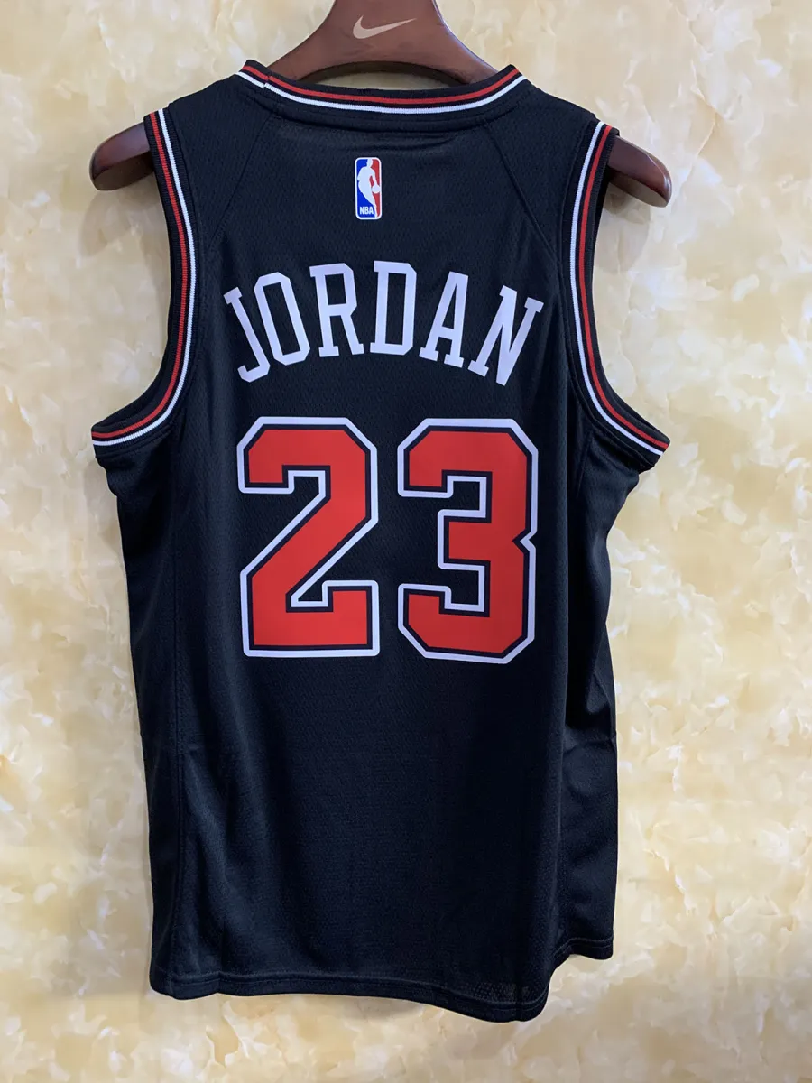 Men's Jordan Brand Black Chicago Bulls Swingman Custom Jersey - Statement Edition Size: Small